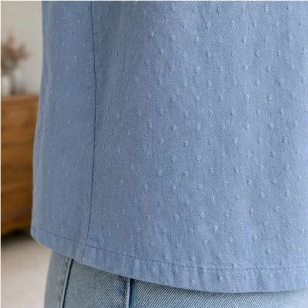 Olive Button Blouse